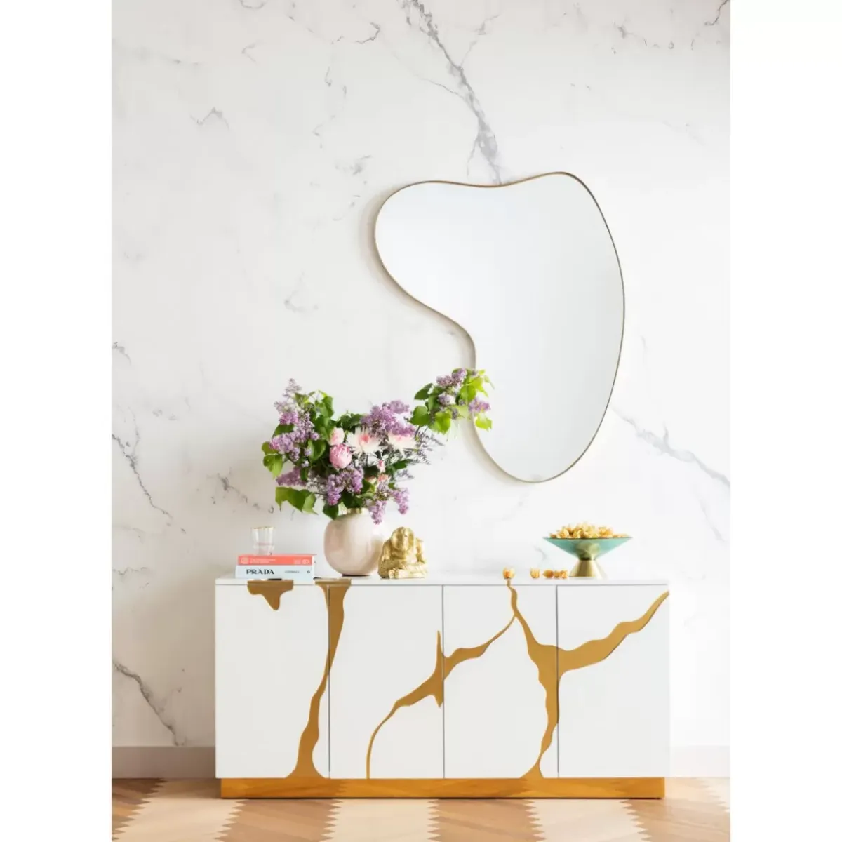 Hot Wandspiegel Shape Brass 110X120Cm Spiegel