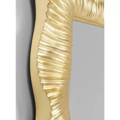 Outlet Wandspiegel Wavy Brass 94X124Cm Spiegel