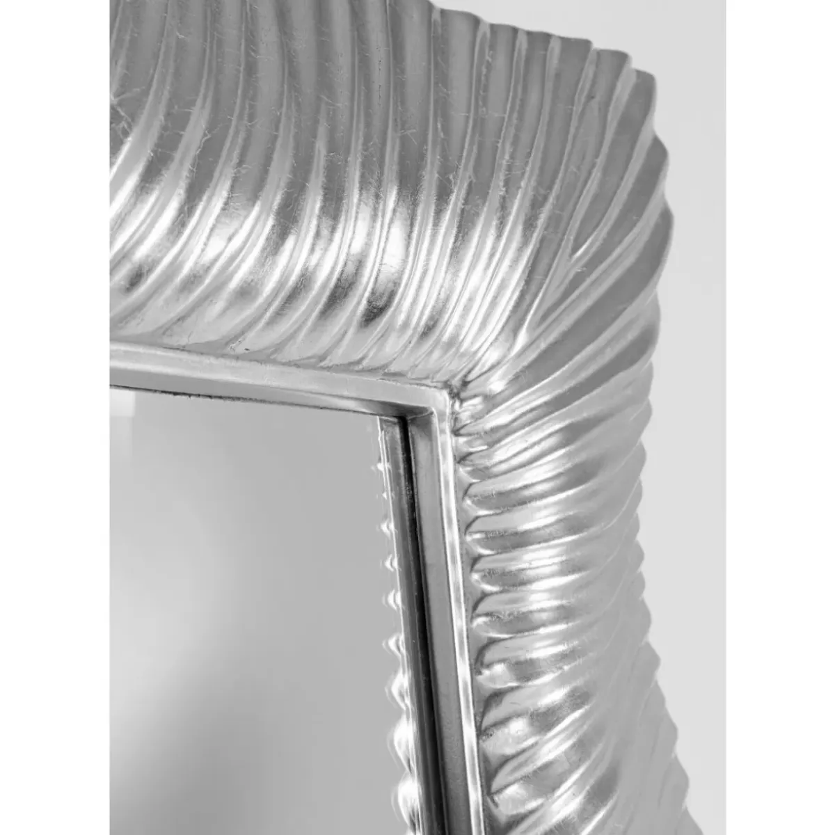 Wandspiegel Wavy Silber 94X124Cm Spiegel