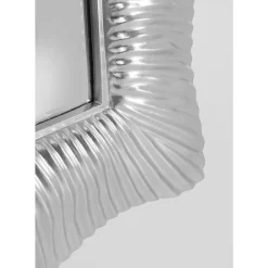 Wandspiegel Wavy Silber 94X124Cm Spiegel