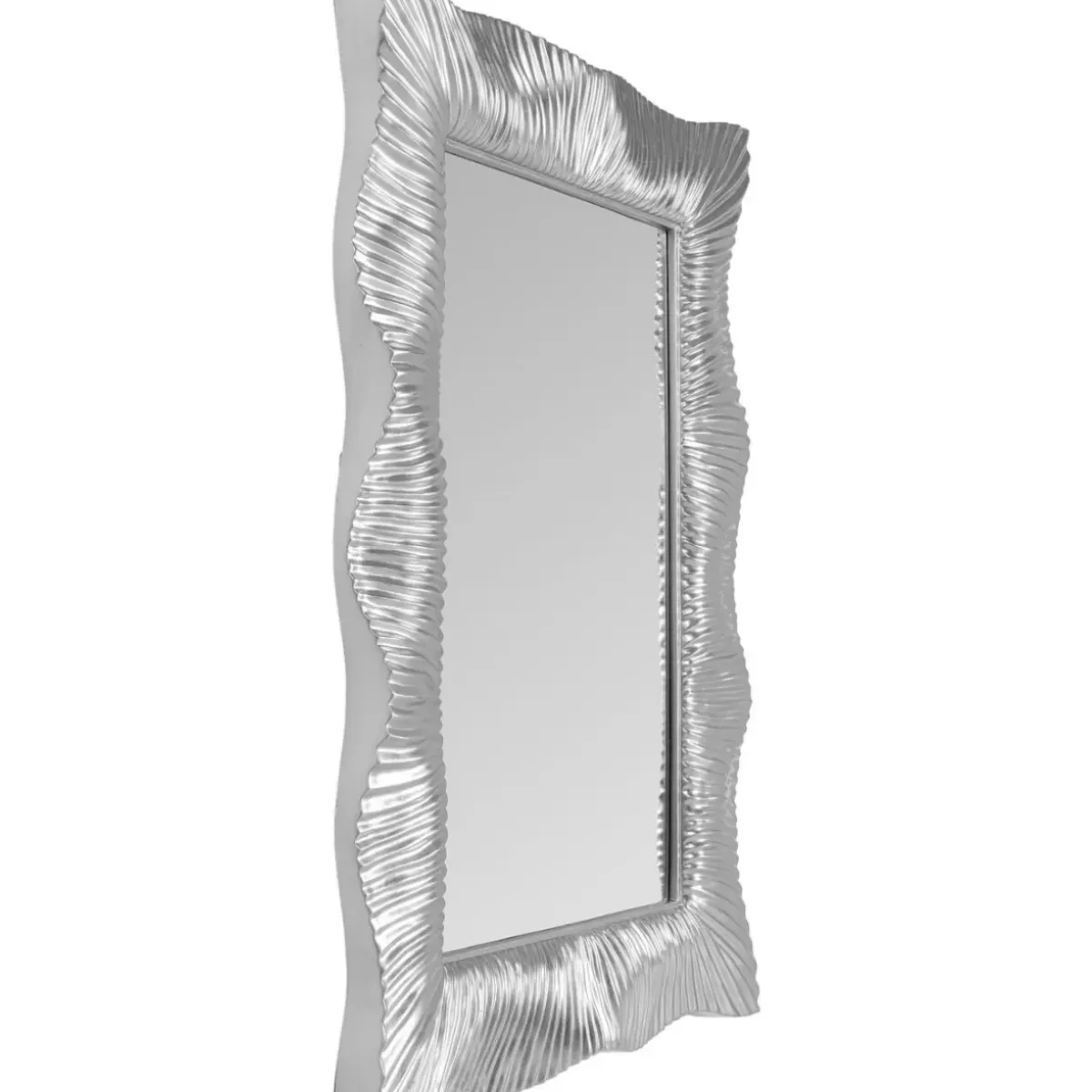Wandspiegel Wavy Silber 94X124Cm Spiegel
