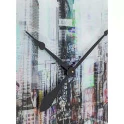 Discount Wanduhr Glas Times Square O80Cm Uhren
