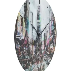 Discount Wanduhr Glas Times Square O80Cm Uhren