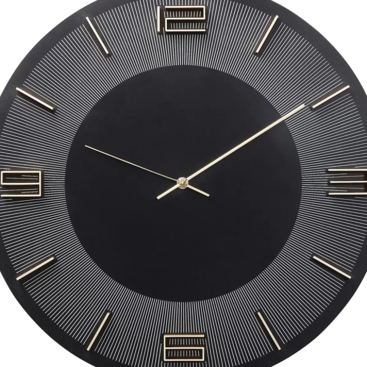 New Wanduhr Leonardo Schwarz/Gold 50 Uhren