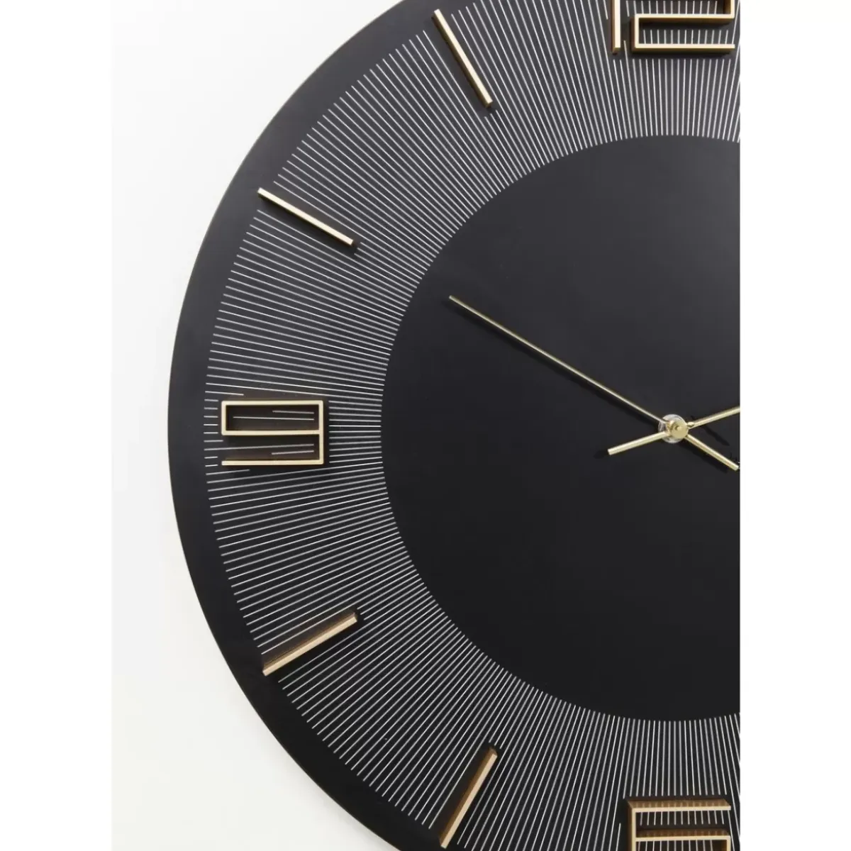 New Wanduhr Leonardo Schwarz/Gold 50 Uhren