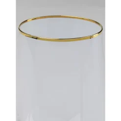 Wasserglas Diamond Gold Rim Geschirr & Tischaccessoires