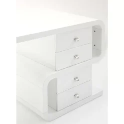 New White Club Schreibtisch Snake 150X70Cm Tische