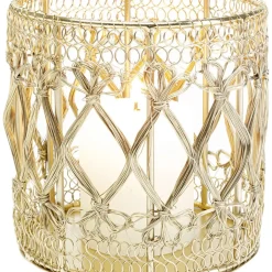 Outlet Windlicht Hayat Brass 15Cm Kerzenständer & Laternen